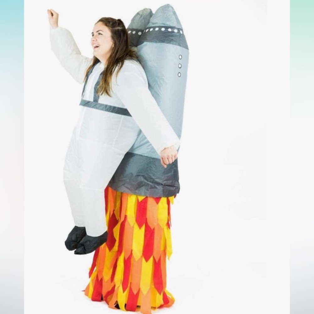 Jet pack inflatable costume for adults